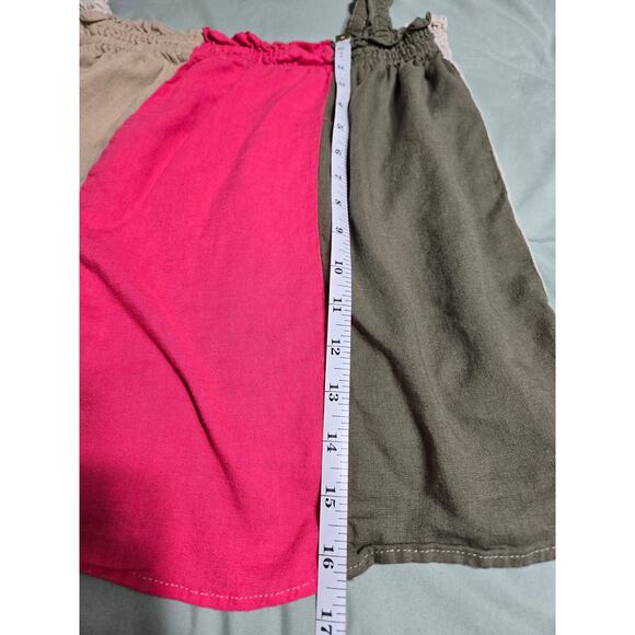 Cato large women's multicolored colored patchwork tank top - Picture 10 of 10